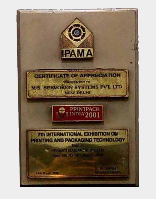 IPAMA PRINTPACK INDIA 2001