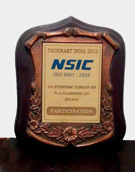 NSIC TECHMART INDIA 2013 PARTICIPATION AWARD